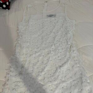 White Formal Karl Lagerfield Dress Size 14